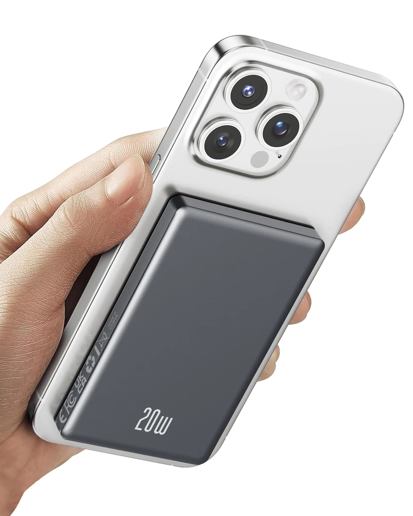 Ntaanoo MagSafe Power Bank 10000mAh – 10N Magnet Wireless Charger