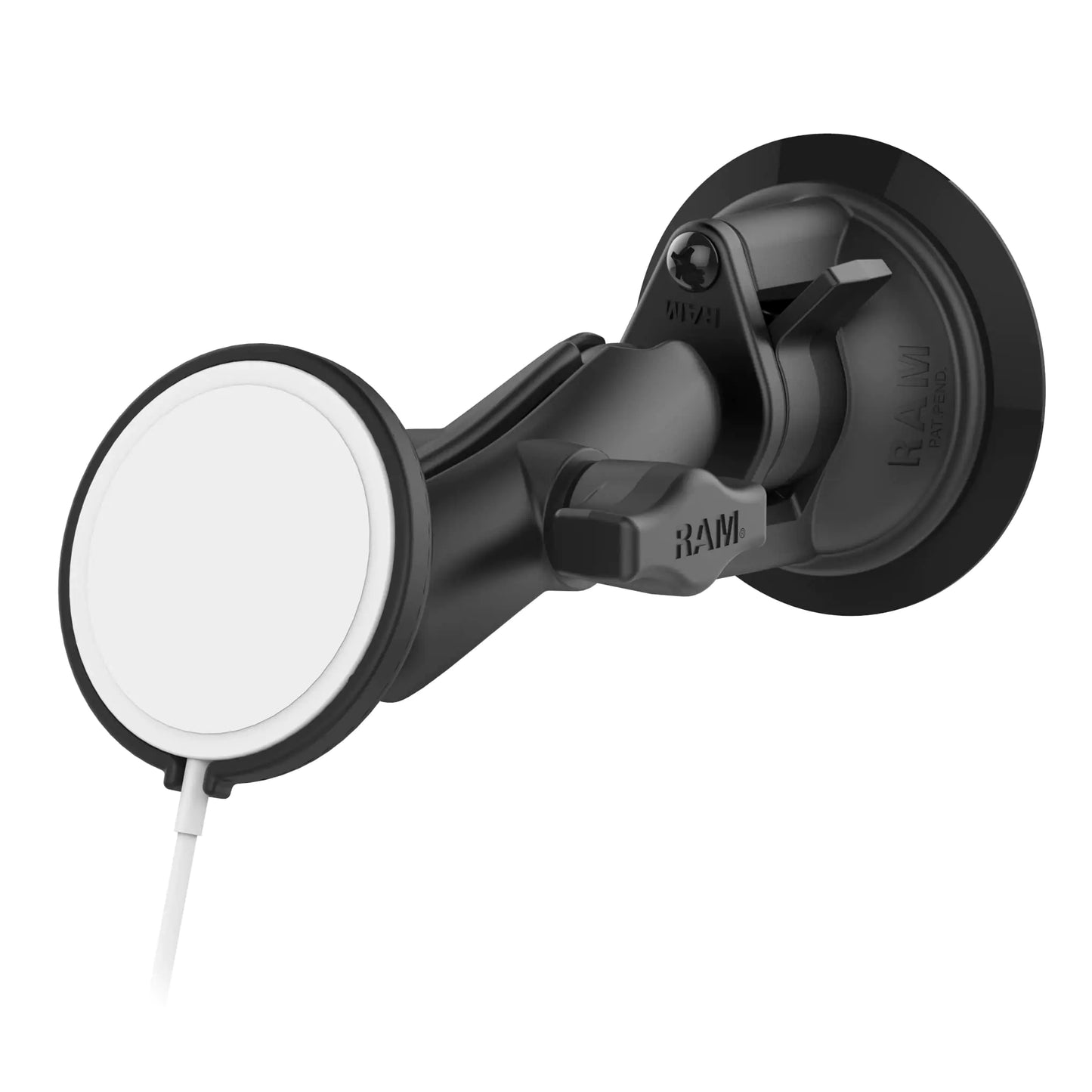 RAM MagSafe Mount Adapter – Suction Cup Base for iPhone 12-16 (Lifetime Warranty)
