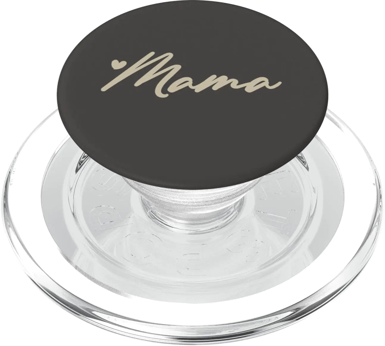 Mama Heart PopGrip – Neutral Phone Gift for Mom (MagSafe iPhone 12/13/14/15)