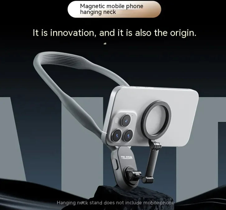 MagSafe Phone Neck Mount – Adjustable Hands-Free Holder for Cooking & Work