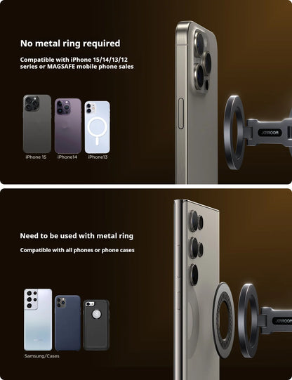 MagSafe Car Mount – 20 N55 Magnet Holder for iPhone (360° Rotation)