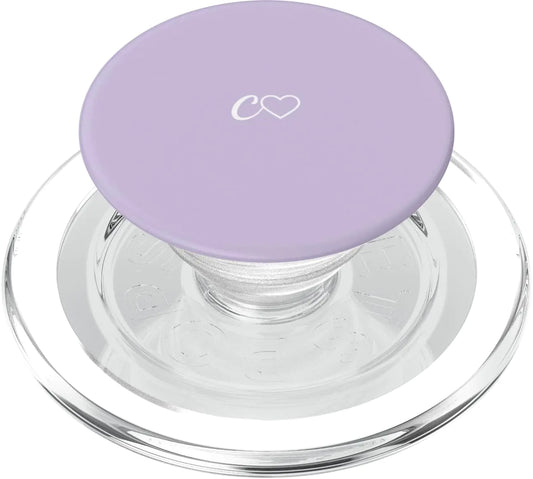 "C" Initial PopGrip – Personalized MagSafe Gift for Her (iPhone 12/13/14)"