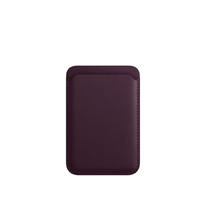 Leather MagSafe Wallet – Slim Card Holder for iPhone (Holds 3 Cards)