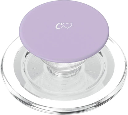 "C" Initial PopGrip – Personalized MagSafe Gift for Her (iPhone 12/13/14)"
