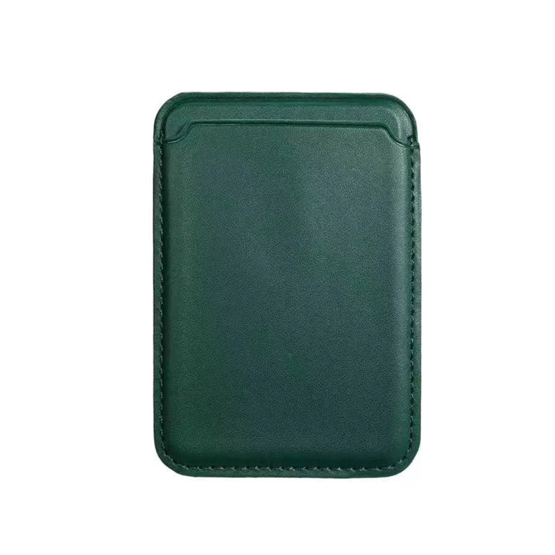 Leather MagSafe Wallet – Slim Card Holder for iPhone (Holds 3 Cards)