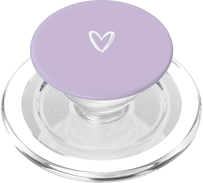 Minimalist Heart PopGrip – MagSafe Phone Gift for Her (iPhone 12/13/14)