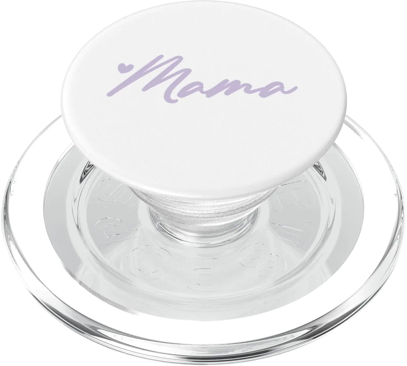 "Mama Heart PopGrip – Pastel Phone Gift for Mom (MagSafe iPhone 12/13/14)"