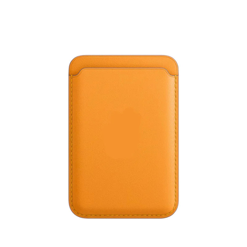 Leather MagSafe Wallet – Slim Card Holder for iPhone (Holds 3 Cards)